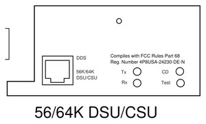 Wellfleet Communications 56/64K DSU/CSU